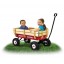 RADIO FLYER Tüm Arazilere Uyumlu Çelik & Tahta Vagon (Model 32)